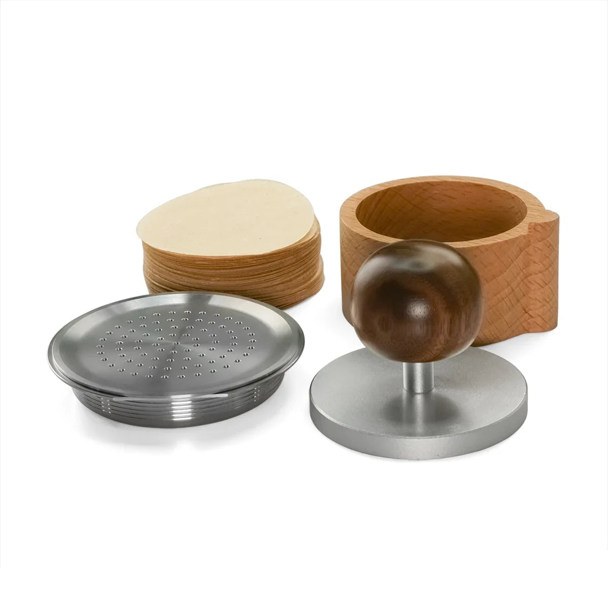 Refillable Coffee Pod Compatible With Senseo Espresso Machine Coffee Filter Paper Stainless Steel Reusable Coffee Capsule